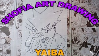 drawing samurai yaiba