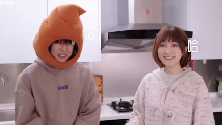 [Sister Sheep Cooking & Little Tide院长’s Younger Brother] They seem like siblings who grew up togethe