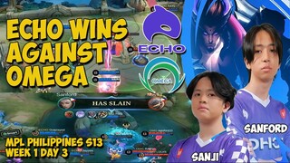 ECHO vs. OMEGA FULL HIGHLIGHTS MPL PH S13 WEEK 1 DAY E