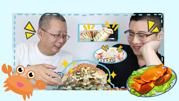 [Mukkbang] Kepiting terbesar--Macrocheira kaempferi! Hiu pun dimakan.