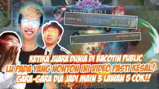 JUARA DUNIA DI KATAIN COK!! UDH NUMPANG MENANG MASI SOK JAGO LAGI!! KALO GA MMR UDH GW TROLL!!