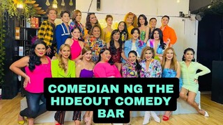 PHOTOSHOOT AT THE HIDEOUT COMEDY BAR|MGA COMEDIAN NG THE HIDEOUT COMEDY BAR @Divine Tetay