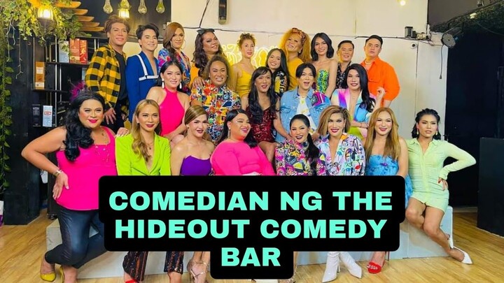 PHOTOSHOOT AT THE HIDEOUT COMEDY BAR|MGA COMEDIAN NG THE HIDEOUT COMEDY BAR @Divine Tetay