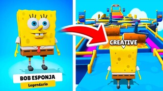 Me Convierto en BOB ESPONJA en Stumble Guys...