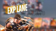 main exp lane lagi pakai paquito (gameplay)