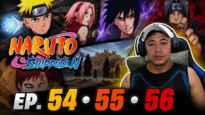 🔥 Naruto Shippuden EP 54-56 | A Verdade Sobre o Akatsuki Começa a Aparecer! 🍥