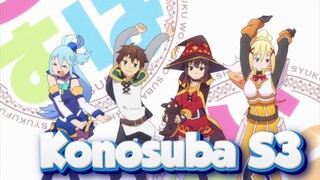 Konosuba S3 akan tayang 2024🤩🤩