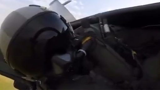 Flying a fighter jet is not as easy as some might think. Sometimes it’s exhausting for the pilot.