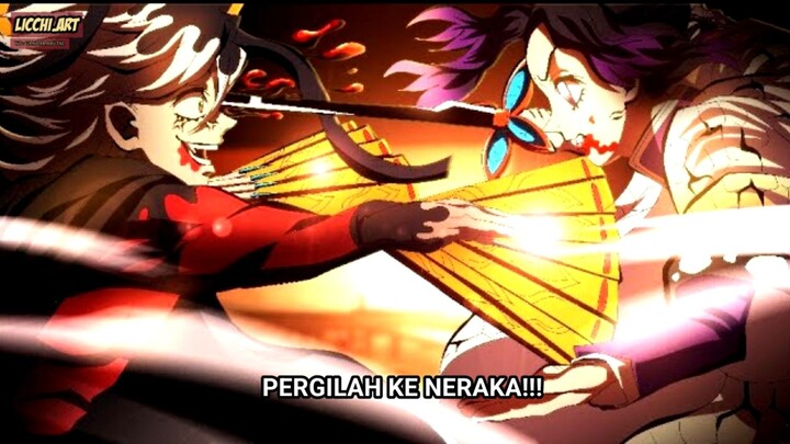 EPIIIC MOMENTOSSSS🔥🔥🔥 Shinobu Jadi Makan Malam Si Douma! [Speed Draw] Douma & Shinobu