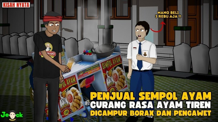 PENJUAL SEMPOL AYAM CULAS RASA AYAM TIREN DICAMPUR PENGAWET DAN BORAX  SINET
