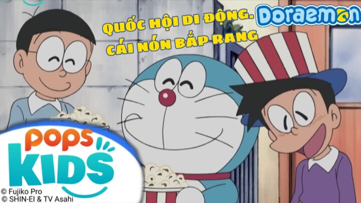 [S10] Doraemon - Tập 500|Quốc Hội Di Động - Cái Nón Bắp Rang|Anime_Kids!