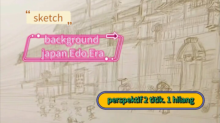 Drawing | Background | perspektif 2 titik