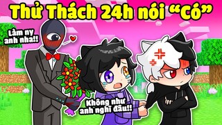 Noob Ruby thử Thách 24h Nói " CÓ " Siro Phát Hiện Ruby Thích SEEK DOORS Trong Minecraft !? 💔