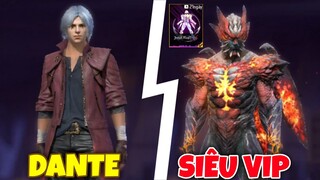 FREE FIRE CHƠI SỚM GÓI DANTE TRONG PHAI PHAI SIÊU VIP CÓ THỂ BIẾN HÌNH THÀNH CHÚA QUỶ