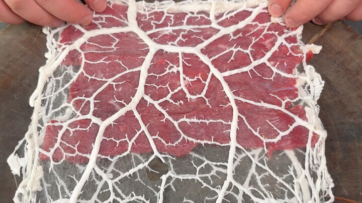 Anti-counterfeit barbecue restaurant marbled beef