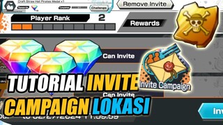 CARA INVITE CAMPAIGN DAPAT (RD 350) DIAMOND & ITEM, LANGSUNG GACHA - ONE PIECE BOUNTY RUSH