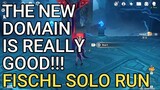 Fischl SOLO NEW DOMAIN | PEAK OF VINDAGNYR | DragonSpine Cryo and Hydro artifacts domain