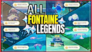 8 LOKASI LEGENDA FONTAINE || ALL 8 FONTAINE LEGEND LOCATIONS