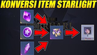 PENJELASAN KONVERSI ITEM STARLIGHT GEM, COIN & MAGIC FRAGMENT MENJADI STARLIGHT FRAGMENT - MLBB