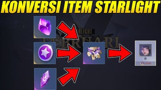 PENJELASAN KONVERSI ITEM STARLIGHT GEM, COIN & MAGIC FRAGMENT MENJADI STARLIGHT FRAGMENT - MLBB