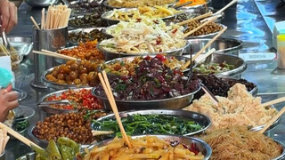 بوفيه قوانغشي 8 يوان، أكثر من 50 نوعا من الأطباق المقلية الطازجة، كم يمكنك أن تأكل ~