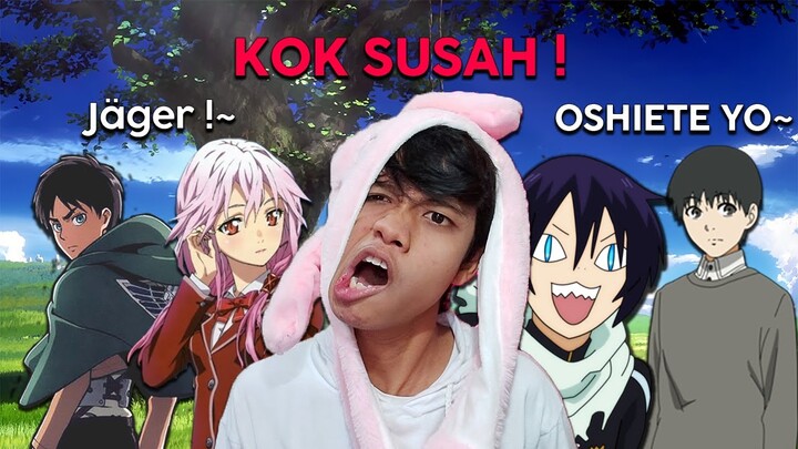 SULIT !!! TEBAK ANIME DENGAN LIRIK OPENINGNYA ! - GUESS THE ANIME SONG #29