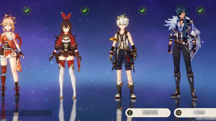 [Genshin Impact] Rutoben met Amber, so I took out Kaeya