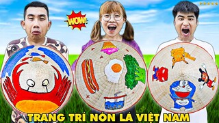 Cuộc Thi Vẽ Tranh Trên Nón Lá Siêu Đẹp - Nón Nào Đẹp Nhất ? Hà Sam