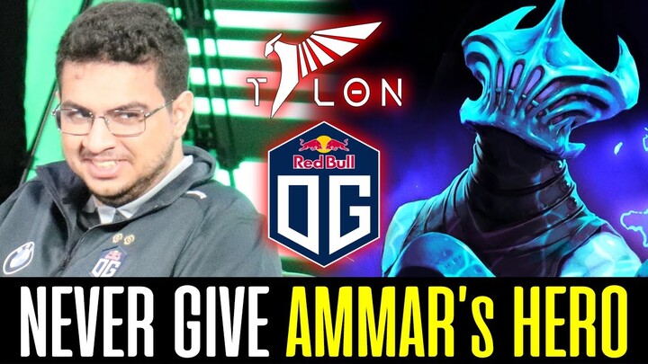 Never Give AMMAR's MASTER TIER Hero in Officials - OG vs TALON (POV)
