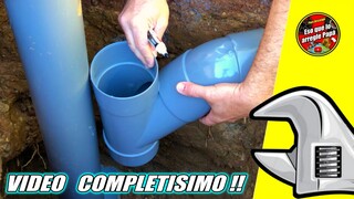 Como INSTALAR TUBOS DESAGUE de un BAÑO 👉 ( CON MEDIDAS PROFESIONALES )