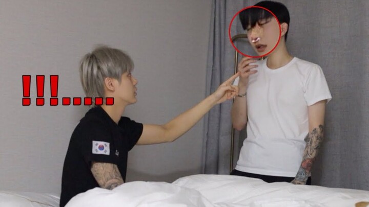 Pranking Bao Cheng! What if I pretend my plastic surgery went horribly wrong…?!