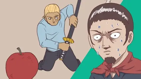 One Punch Man webcomic chapter 109 Fan Animation | King vs Atomic Samurai