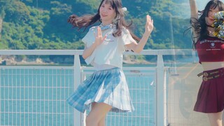 bên bờ biển! Đồng phục JK! Trời nắng quá! 【NewJeans⭐Phiên bản cổ vũ】