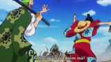 Luffy dùng kiếm thuật như Samurai, Hài nhưng ko Hề