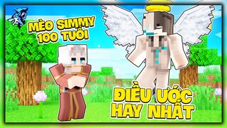 Minecraft nhưng Mèo Simmy 100 tuổi? Thiên Thần Siro và điều ước hay nhất