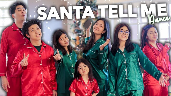 CHRISTMAS Family DANCE (Ariana Grande - Santa Tell Me) | Ranz and Niana