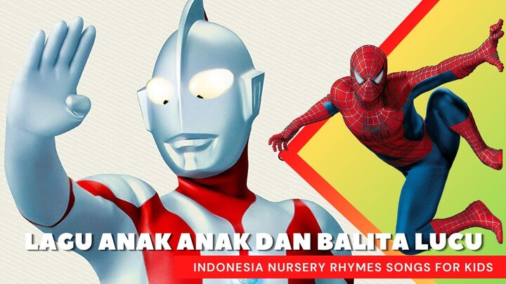 Kumpulan Lagu Anak Dan Balita Lucu Bersama Ultraman Spider-Man Nursery Rhymes Songs For Kids