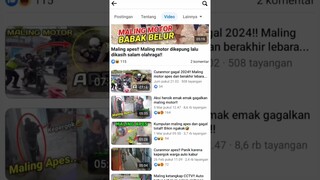 Maling Semakin Merajalela !! Pencuri motor Bahkan Maling Video