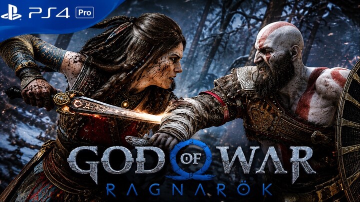 Kratos vs Freya Battle Scene | God of War Ragnarök PS4 Pro