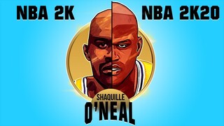 SHAQUILLE O'NEAL evolution [NBA 2K - NBA 2K20]