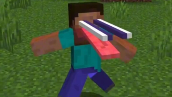 What happens when Minecraft incorporates fried food?