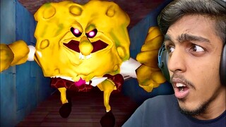 SPONGEBOB Horror game is soo Scary !!