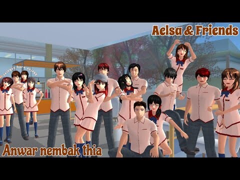 "ANWAR NEMBAK THIA" [ AELSA & FRIENDS ] SAKURA SCHOOL SIMULATOR