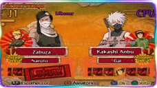 ZABUZA VS KAKASHI ANBU - NARUTO ULTIMATE NINJA 6 ANDROID GAMEPLAY