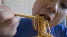 Asmr Eating Sounds - Fried Ramen And Chinese Noodles Combo