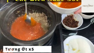 Ăn và thưởng thức mì trộn sa tế siêu cay phần 2 #anngon