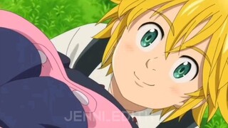 Meliodas being a perv