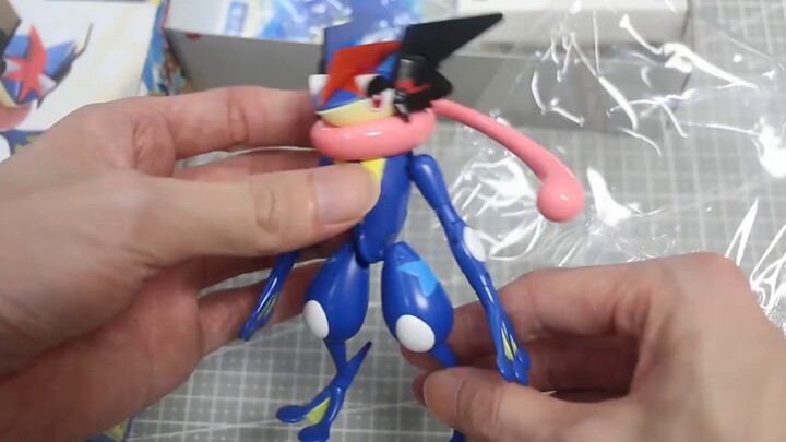 [Pokémon] Bandai assembly model Koga Greninja self-modified Xiaozhi Koga Greninja cover painting Gre