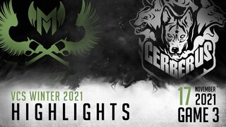Highlights GAM vs CES [Ván 3][VCS Mùa Đông 2021][Tuần 1 - 17.11.2021]
