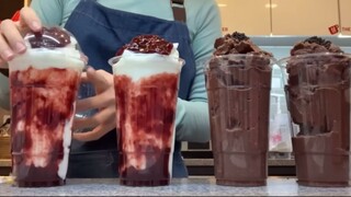 Cafe vlog /asmr/nobam🍓🥥